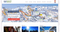 Desktop Screenshot of agasport.at